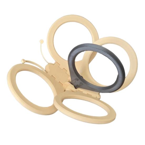 Foldable Drink Carrier Butterfly 4-Cup Drink Holder Reusable Cup Carrier Portable Cup Holder for Coffee Tea Beer Parties