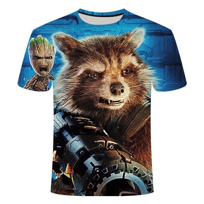 [3D Digital] Men's Novelty 3D Digital Print T-Shirt | Breathable Polyester | Casual | Machine Washable