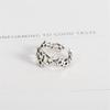 New Arrival Popular Retro Star 925 Sterling Silver Jewelry Creative Hollow Stars Personality Simple Opening Rings TYB008