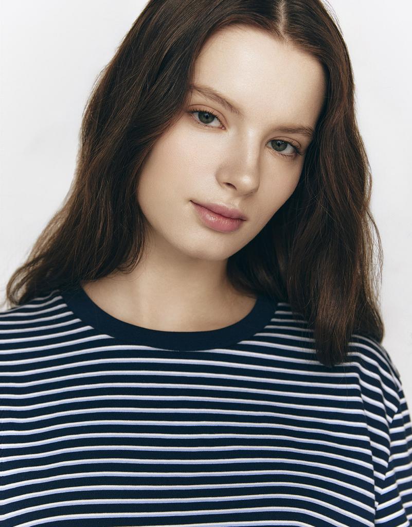 Giordano Multi Stripe Long Sleeve Tee 325509 [3Color]