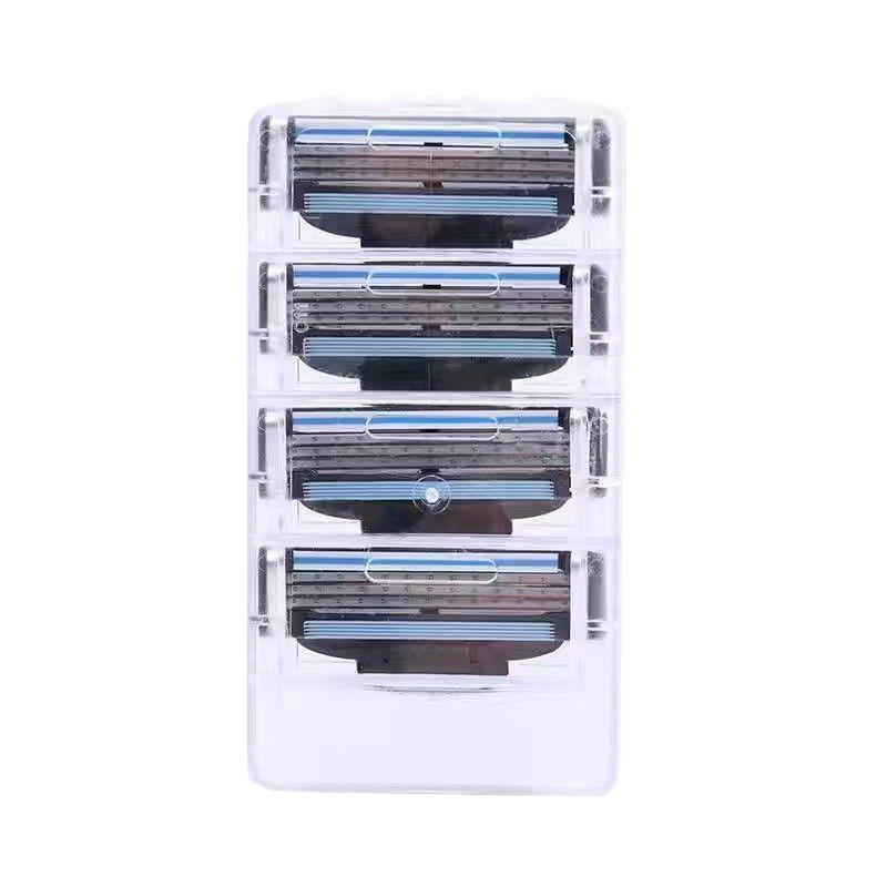 Men's Triple-Layer Manual Shaving Razor Blade Set