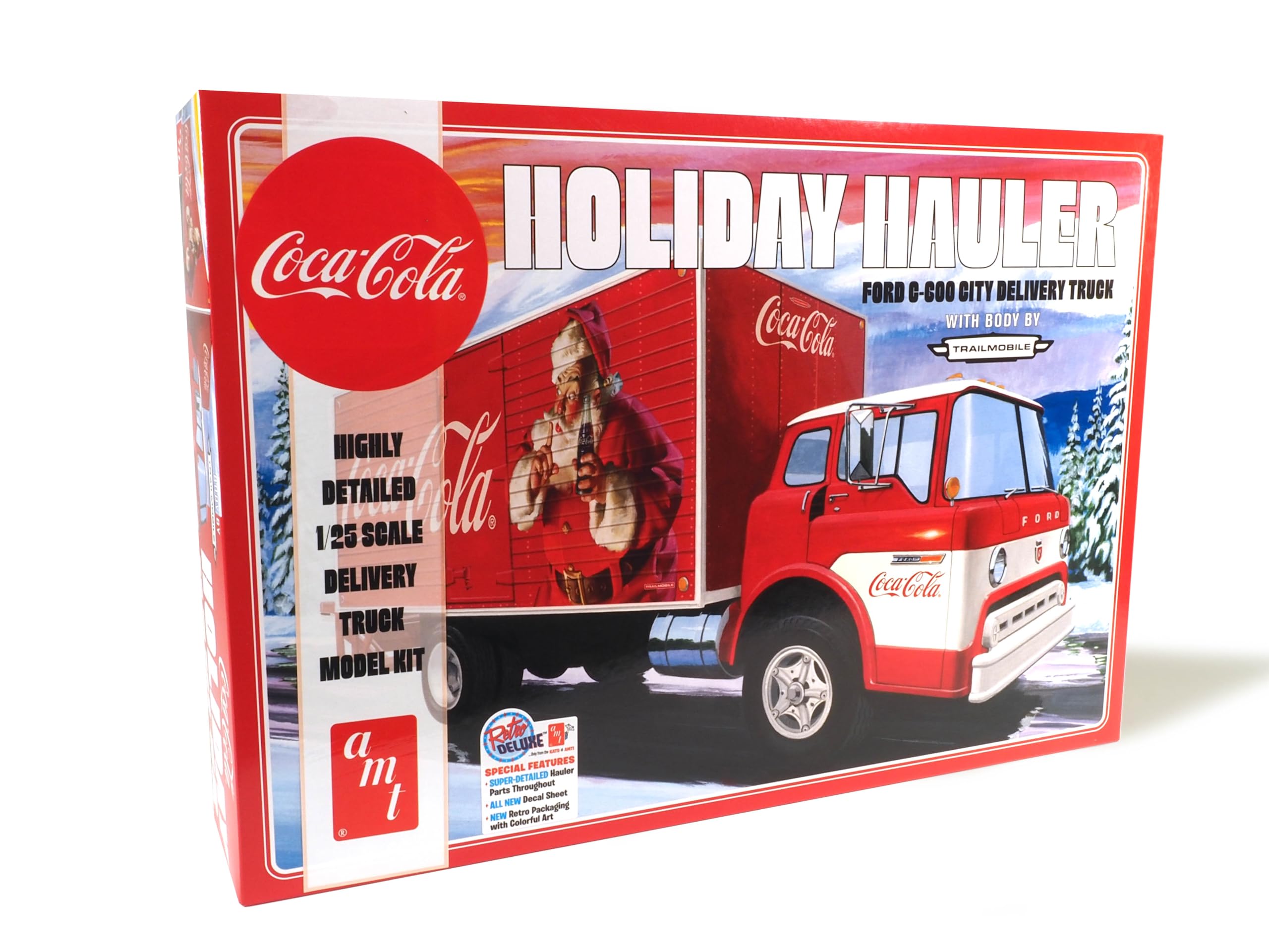 

AMT 1/25 Scale Ford C-600 City Delivery Truck Coca-Cola Plastic Model Kit AMT1459 (Car)