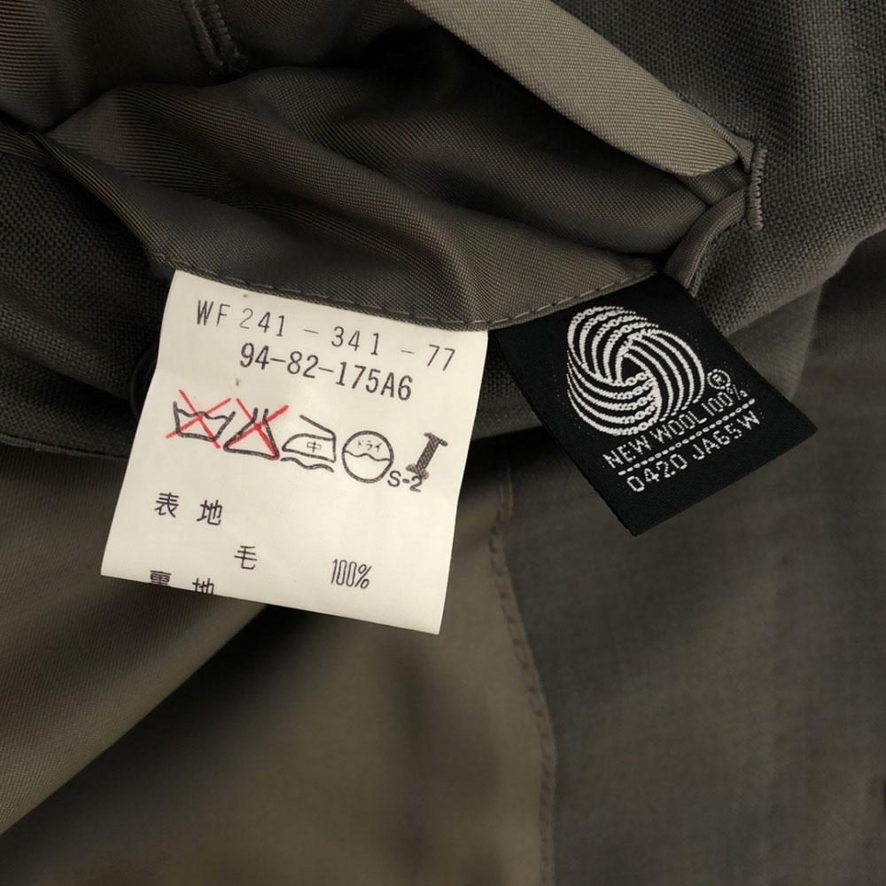 Burberrys 90s wool tailored jacket 94-82-175A6 khaki Old Men's Used