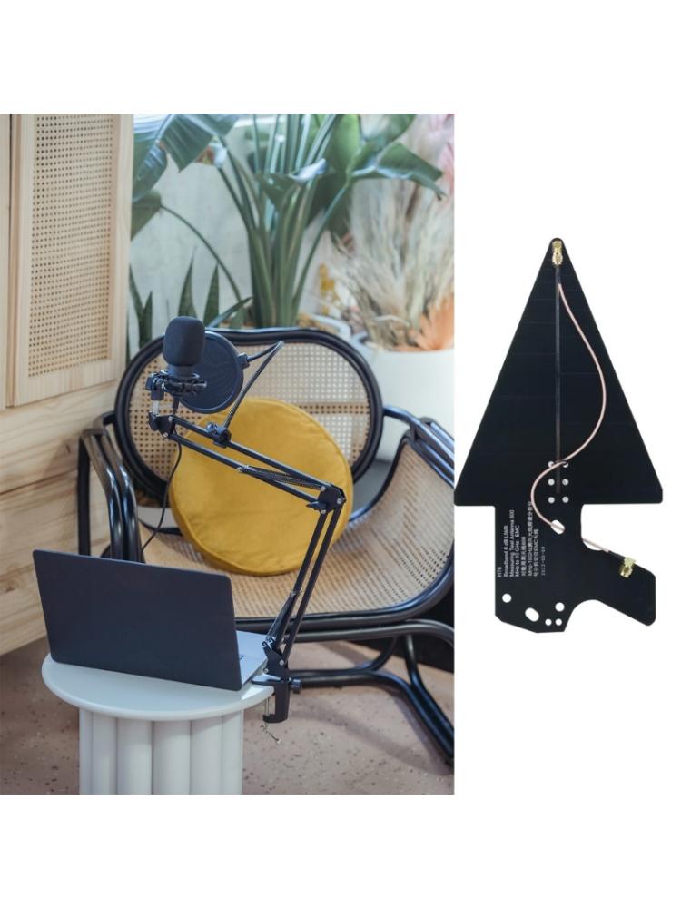 Professional HT6 50Ohm Antenna  HT6 50Ohm Arithmic Periodic Antenna Fit for Spectrum Analysis & UWB Board