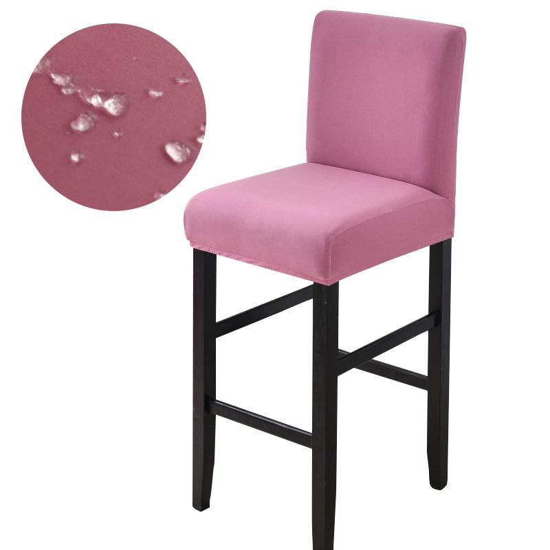 

Водонепроницаемые чехлы для барных стульев, эластичные чехлы для стульев с короткой спинкой, чехлы для стульев высоты стойки для кухонной, обеденной комнаты, мебели для кафе Universal