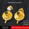 Universal LPG Low Pressure Gas Valve with Gauge for Water Heaters and Stoves