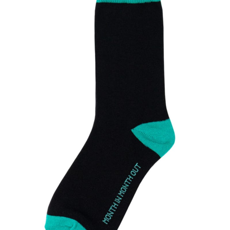 MONTH IN MONTH OUT color match_black&green