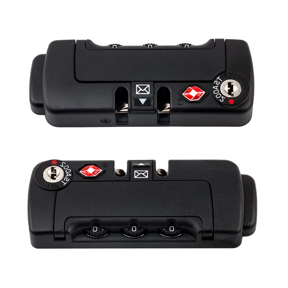 TSA007 Cadeado de Senha Alfândega Cadeado de Combinação de 3 Dígitos Multiuso Para Bagagem de Viagem Mala Cadeado de Código Antifurto