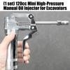 Manual 120cc Mini High Pressure Oil Dispenser Grease Applicator for Car Motorcycle Light Maintenance Accessories Care