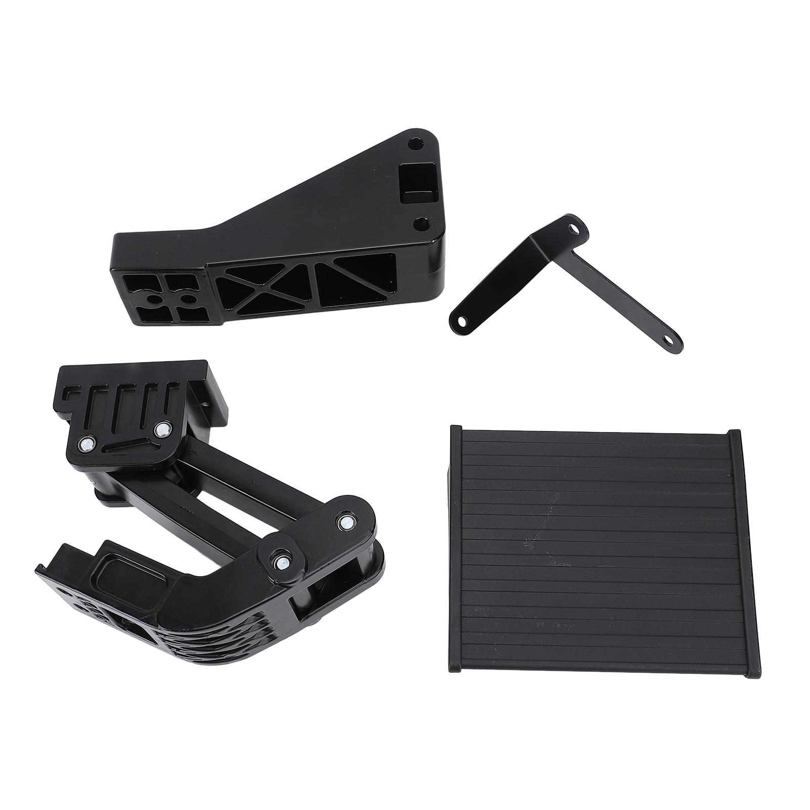 Marchepied Rétractable pour Pare-chocs Arrière de Camion, 82214245AD Métal Structure Robuste Supportant 300 Lb Marchepied Arrière de Benne, Installation