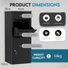 YODOLLA Parcel Box, Lockable Outdoor Steel Parcel Delivery Box