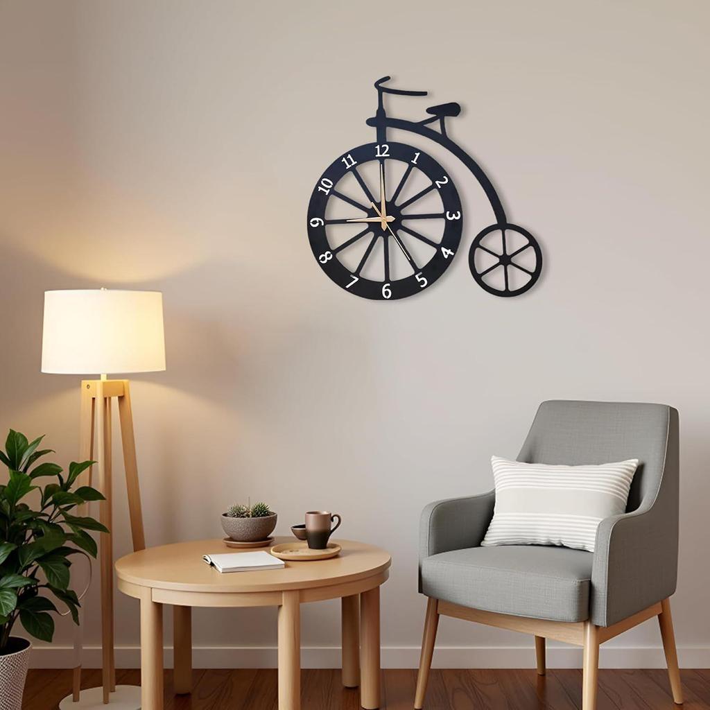 Fancy Metal Wall Clock for Home Decor – Stylish Living Room & Bedroom Watch, Designer Wallclock, Big Size Hanging Watch (Style 7, 50 Cm)