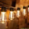 Edison Solar Papaya String Lights - Retro Outdoor Waterproof Decor