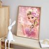 Disney Diamond Painting Cherry Blossom Version Elsa Princess Illustration  DIY Gift Suitable for Living Room Bedroom Office and Home Decor