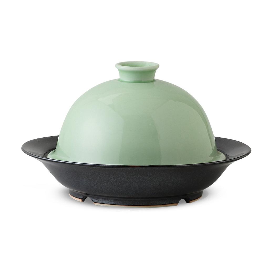Hasamiyaki CtoC JAPAN Easy steaming in the microwave Steam Cook Green x D18 x H12 350 W19.5 (cm) (cc)