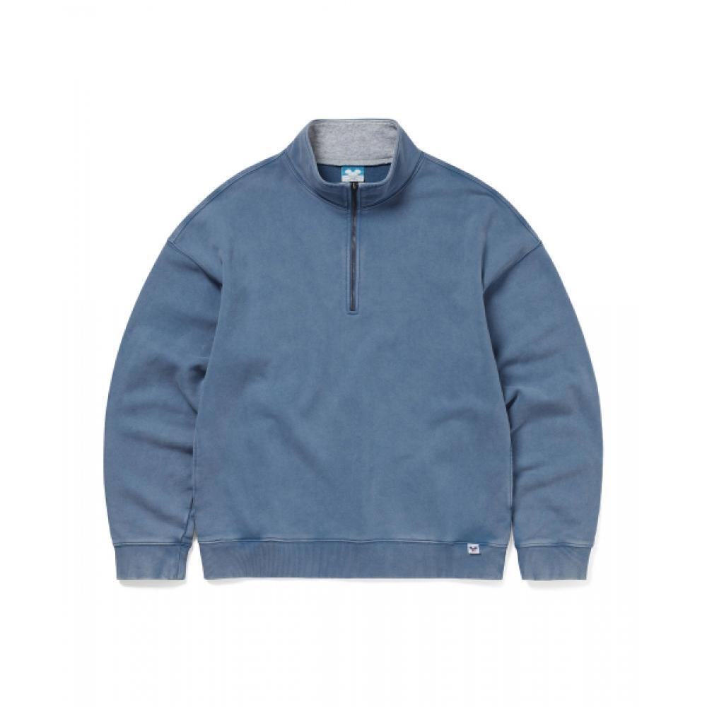 

Thisisneverthat Tnt Mickey Frame Half Zip Sweatshirt Dusty Blue XL