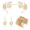 Hair Accessories Fashion Personality Gold Leaf Pearl Headband