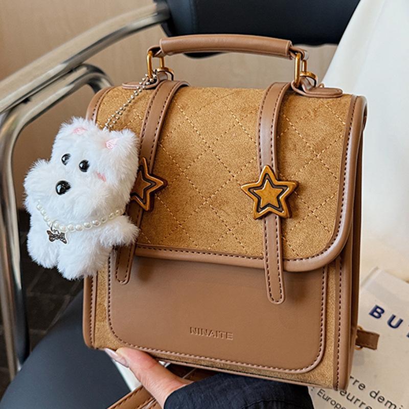 Student Backpack Women's 2025 Autumn New Outing Travel Backpack Korean Version of Class Commuter Shoulder Crossbody Bag