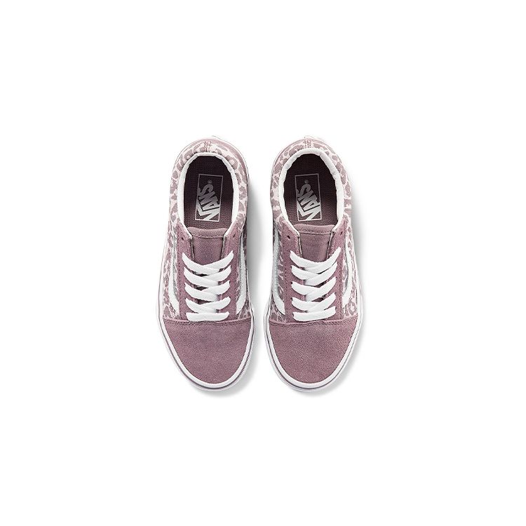Vans Old Skool Canvas Low Top Kids Skate Shoes Kids Sneakers Pink Purple VN0A4VJC7V7