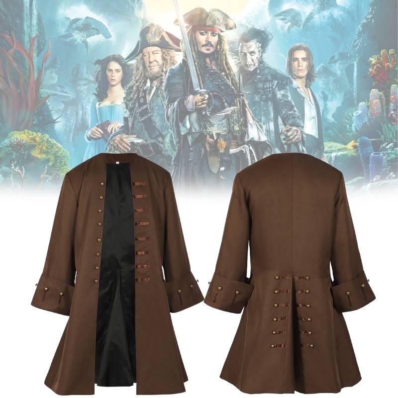 Elegantes Pirates of the Caribbean Piratenkostüm für Erwachsene mit einzigartigem Renaissance-Design