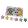 Colorful Embroidered Flower Fabric Pushpins for Cork Boards