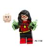 Minifigures Superhero Building Blocks Figurine Hulk Spider-Woman Toy