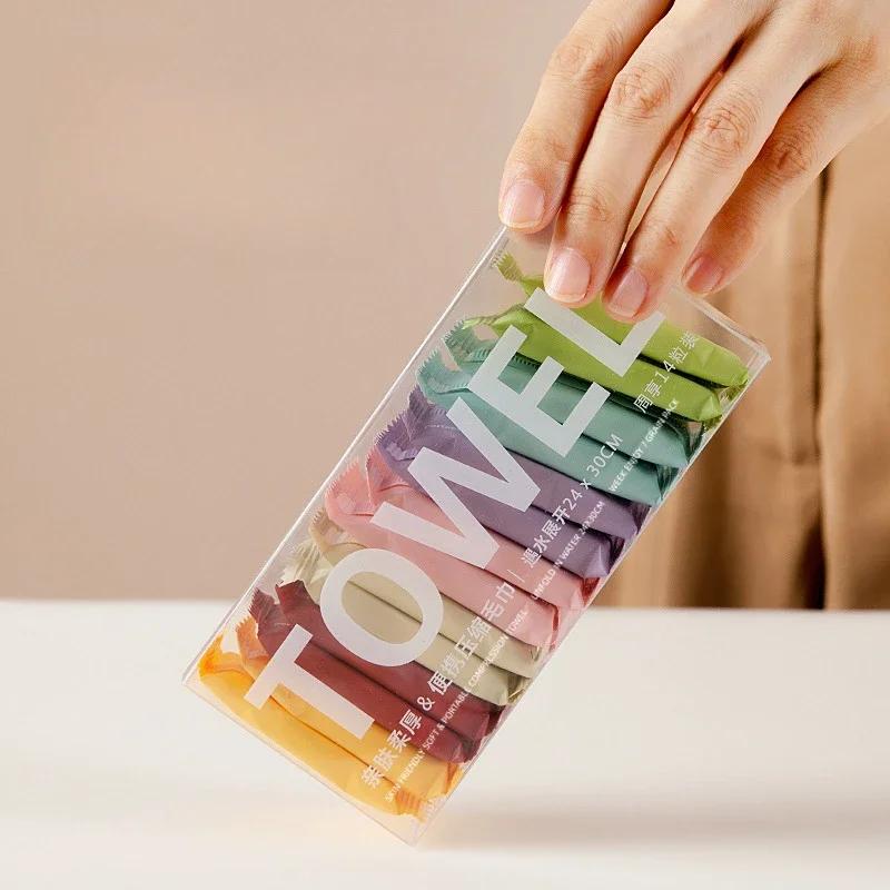 Compressed Towel Travel Disposable Cotton Bath Towels 100% Compression Home Portable Kerchief Large Thick Cleansing Thicken