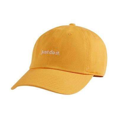 Nike Adjustable JDI Cap Cotton Unisex Hats Yellow FB5370-717