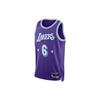 Nike Nba Los Angeles Lakers City Edition Lebron James 6 Dri FIT Swingman Jersey DB4032-506