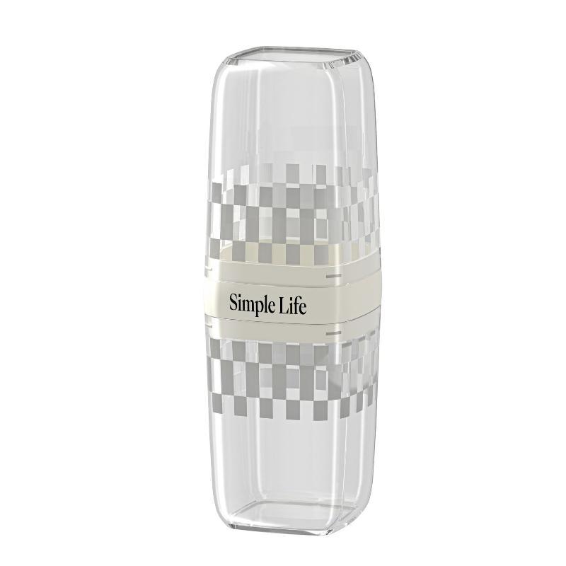 Toothbrush Toothpaste Storage Case Transparent Portable 1Pcs Secure Closure Holder for Business Travel Camping