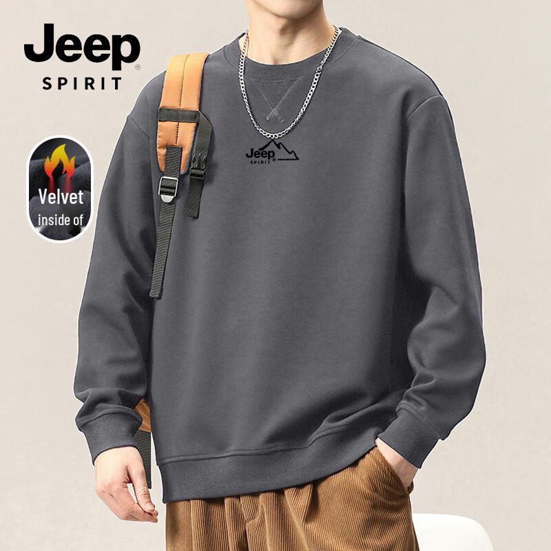 

JEEP SPIRIT Men s Heavyweight Fleece Sweatshirt 5XL