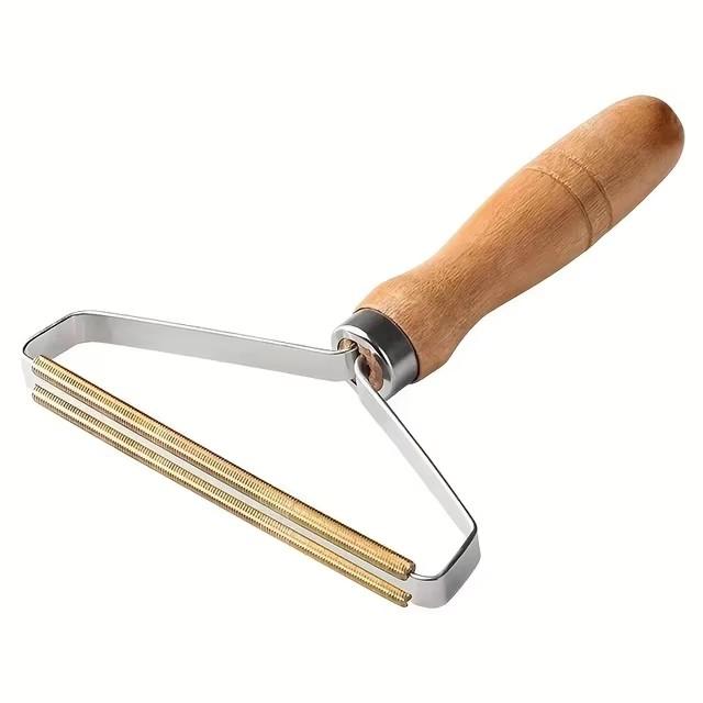 

1 шт. Деревянная ручка для удаления шерсти домашних животных, щетка для ухода за собаками и кошками, ручной инструмент для удаления шерсти домашних животных 1pcs