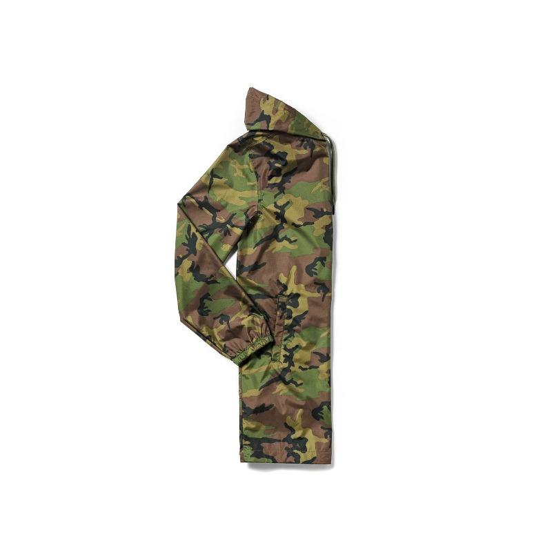Vans Letter Print Casual Zip-Up Long Hooded Jacket Unisex Jackets Camouflage-Green VN0A3DGWWVD