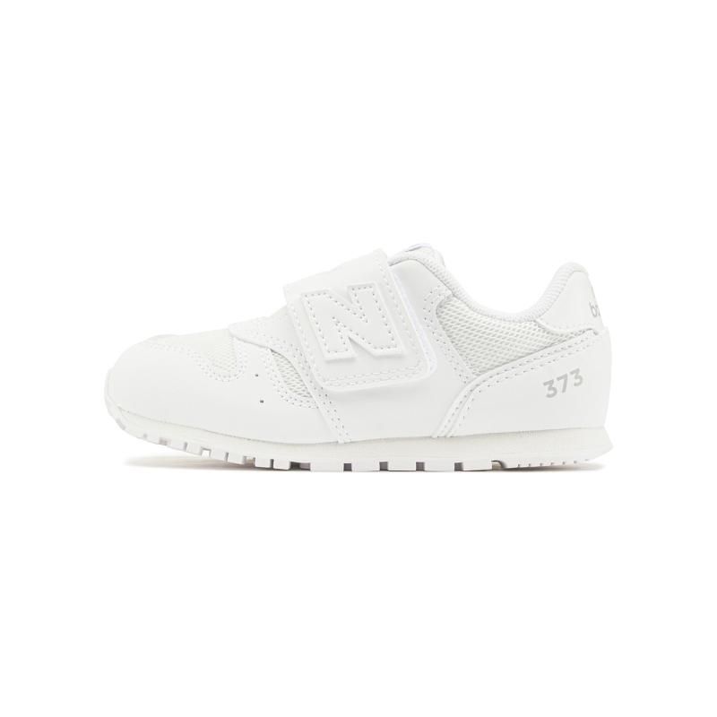 New Balance Nb 373 Comfortable Versatile Shock Absorption Low Top Walking Shoes Baby Shoes White IZ373WA2