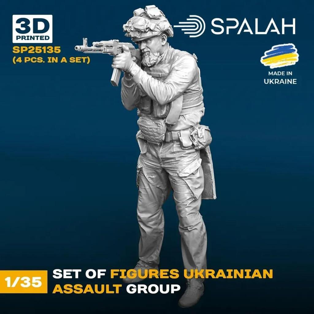 Sparach Ukrainian Assault Troops Set Resin Kit SPU25135 1/35 (person)