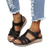 2025 Platform Wedge Women's Sandals Lightweight Soft Sole Wedge Velcro Comfort Sandals