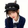 Lovely Bowknot Cats Ear Toddler Hat Durability Easy Wash Polyester Fabric Comfortable For Boys Girls 0 6 Years