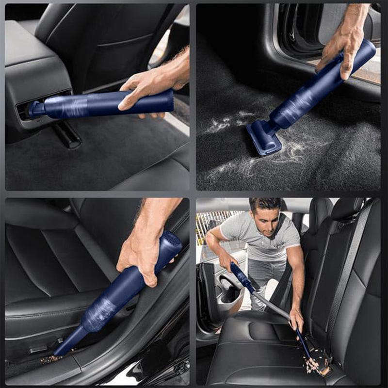 Portable Car Cordless Vacuum Cleaner For Car Detailing 200W 19000Pa Cordless Rechargeable With Cord Bag Attachments Car