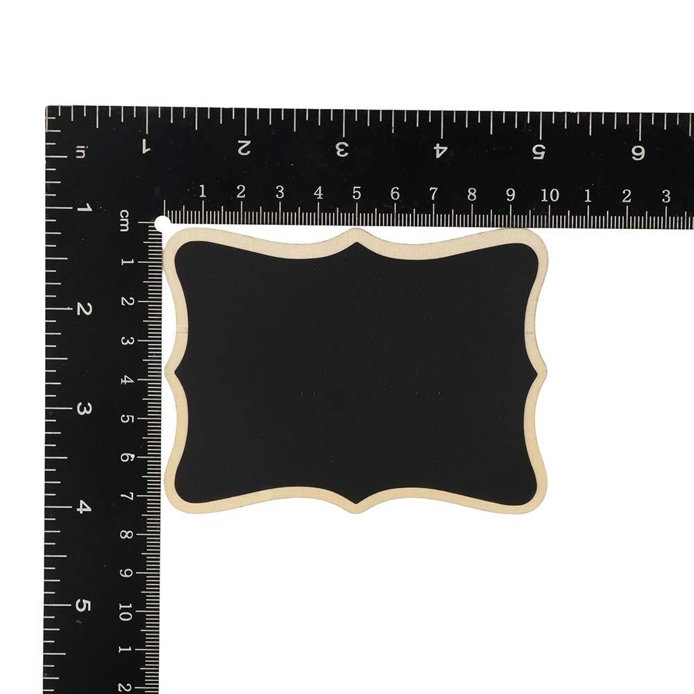 10pcs Wooden Mini Chalkboard Signs Creative Small Chalk Board Message Blackboards  Food Sign