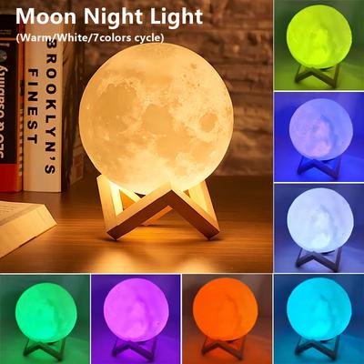 New Book Light LED Moon Light Galaxy Light, Moon Night Light, Girl, Boy, Child Birthday Gift, Bedroom Decoration Indoor Lighting