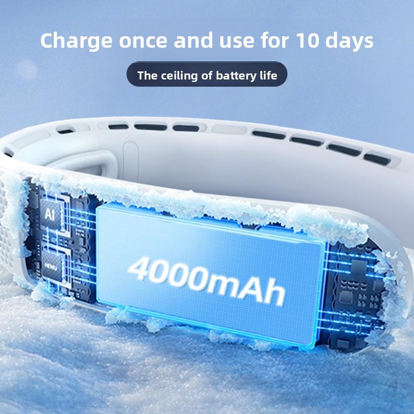 New Usb Fan Neck Hanging Small Fan Office Small Portable Silent Small Fan Mini Electric Fan