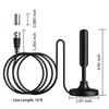 1 Stück Langstrecken-Signalempfänger-Verstärkerantenne für Digital-TV Innen Signalverstärker 720P 1080P Antenne mit Adapter