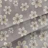 Women's Loose Floral Print Stand Collar Long Sleeve Cotton And Linen Top