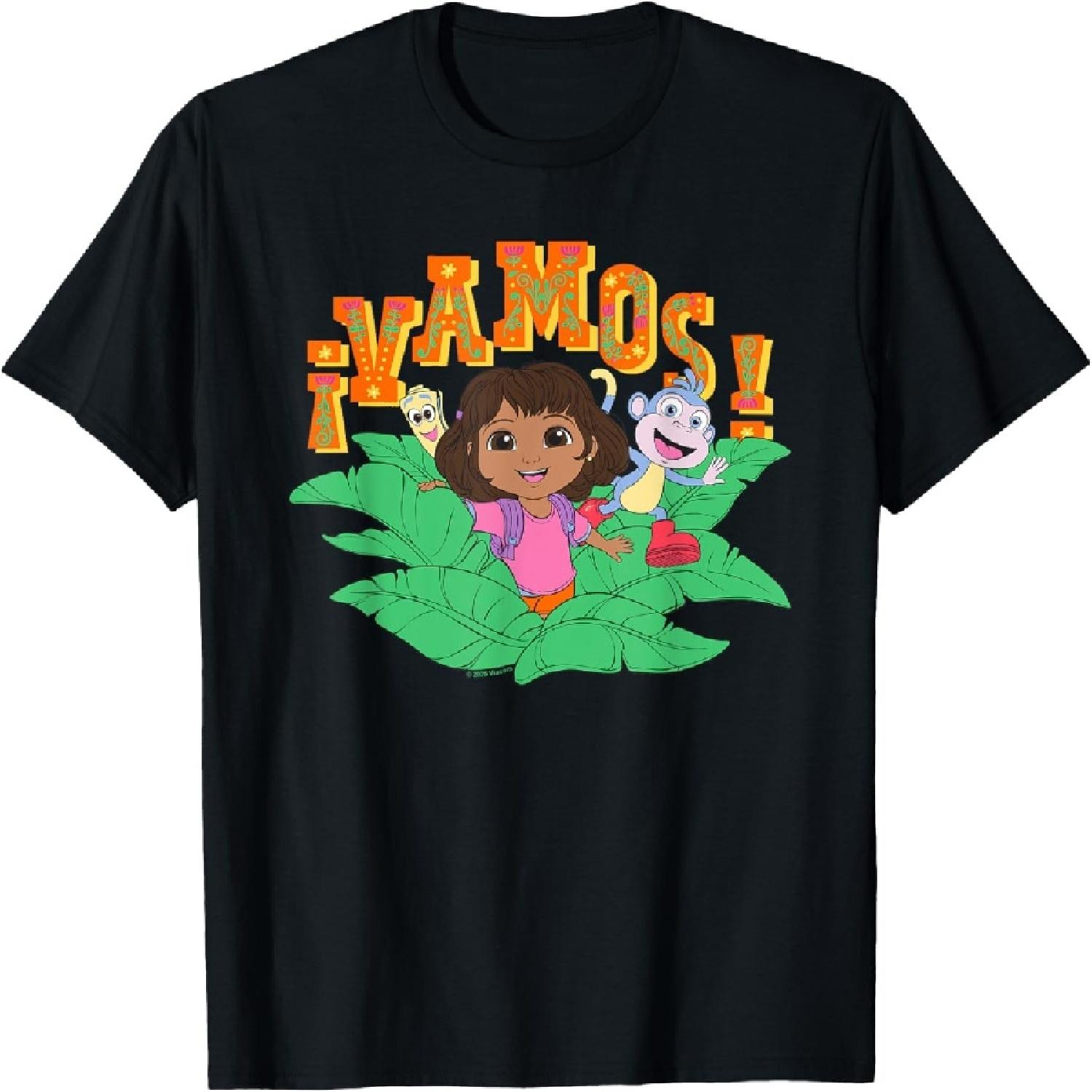 Dora (2024) Dora Boots and Map Vamos T-Shirt XXXXXL разноцветный