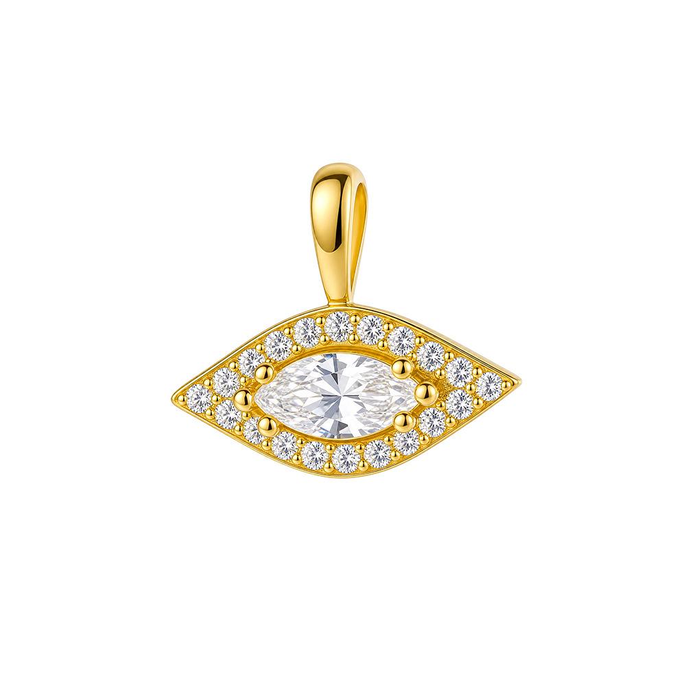 Damila Jewelry Stylish Unique Elegant 925 Sterling Silver 18K Gold Plated More Statement Charm Pendant Layered Necklaces