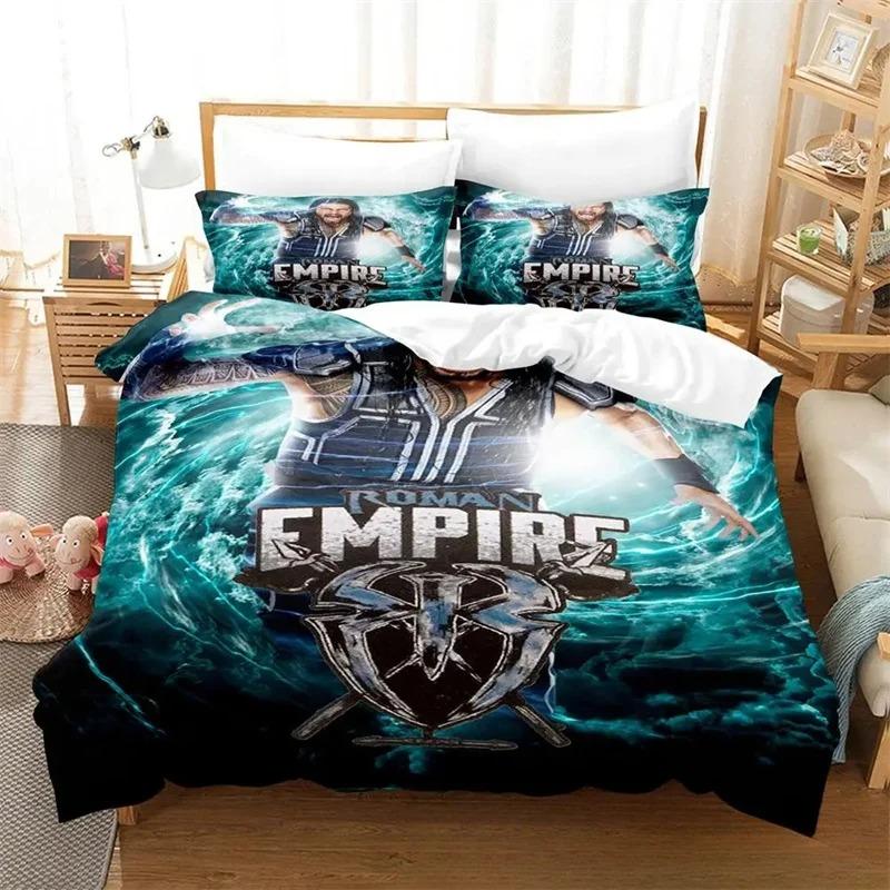 Brottaren Roman Reigns Sängkläder Kollektion Påslakan Täcke Säng Kollektion Quilt Cover Örngott King Queen Twin Storlek Pojkar Flickor Vuxna