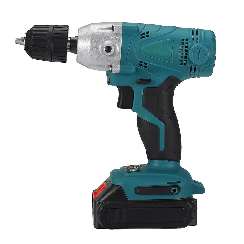 2-IN-1 2800rpm Car Polisher 5" Polishing Pads Electric Drill Driver Kit for 18V Battery Cordless Electric Polishing Machine