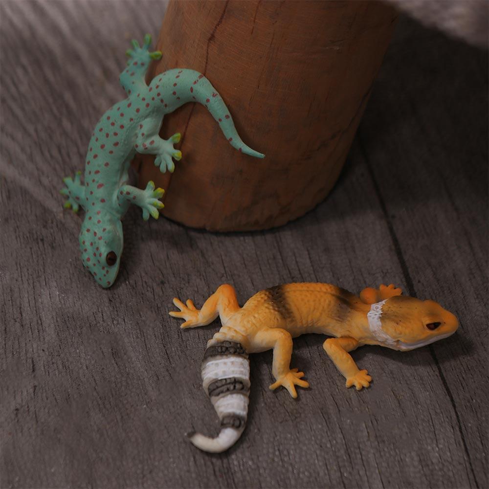 Gecko Prank Props Figure Animal Toys Animal Figurines Lizards Action Model  Party Gift
