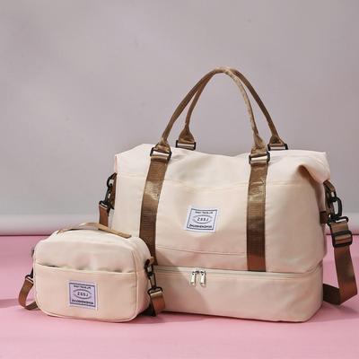 Reisetasche für kurze Strecken, Trennung von Schuhen, leichte Gepäcktasche für Damen, Trennung von Trockenheit und Nassheit, Aufbewahrungstasche mit großer Kapazität