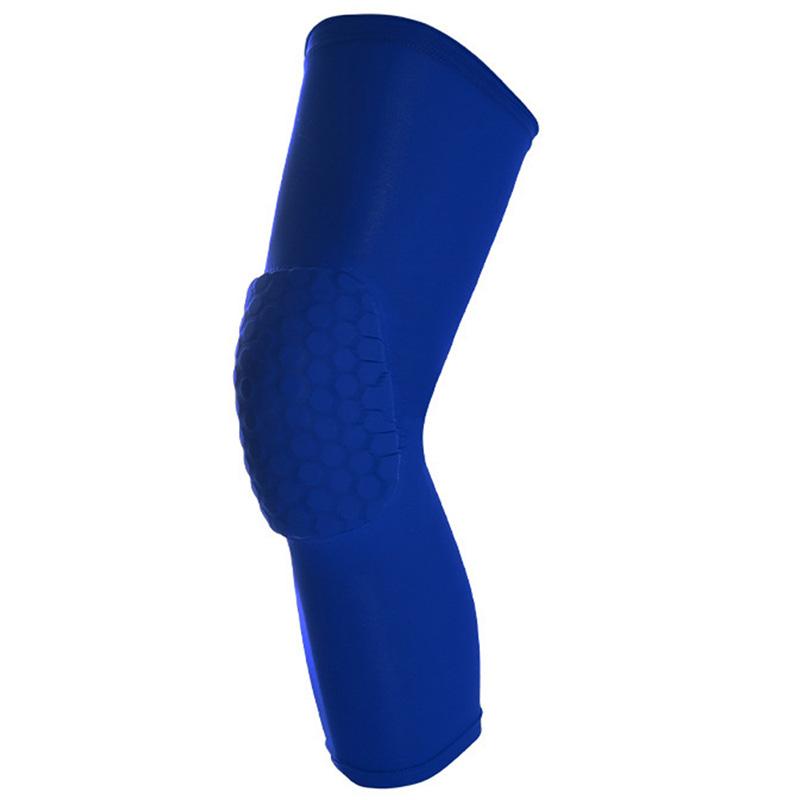 

1Pcs Football with Foam Calf Compression Sleeve Honeycomb Pads Soccer Equipment Sports Legging Shin Guard Socks Sleeves M